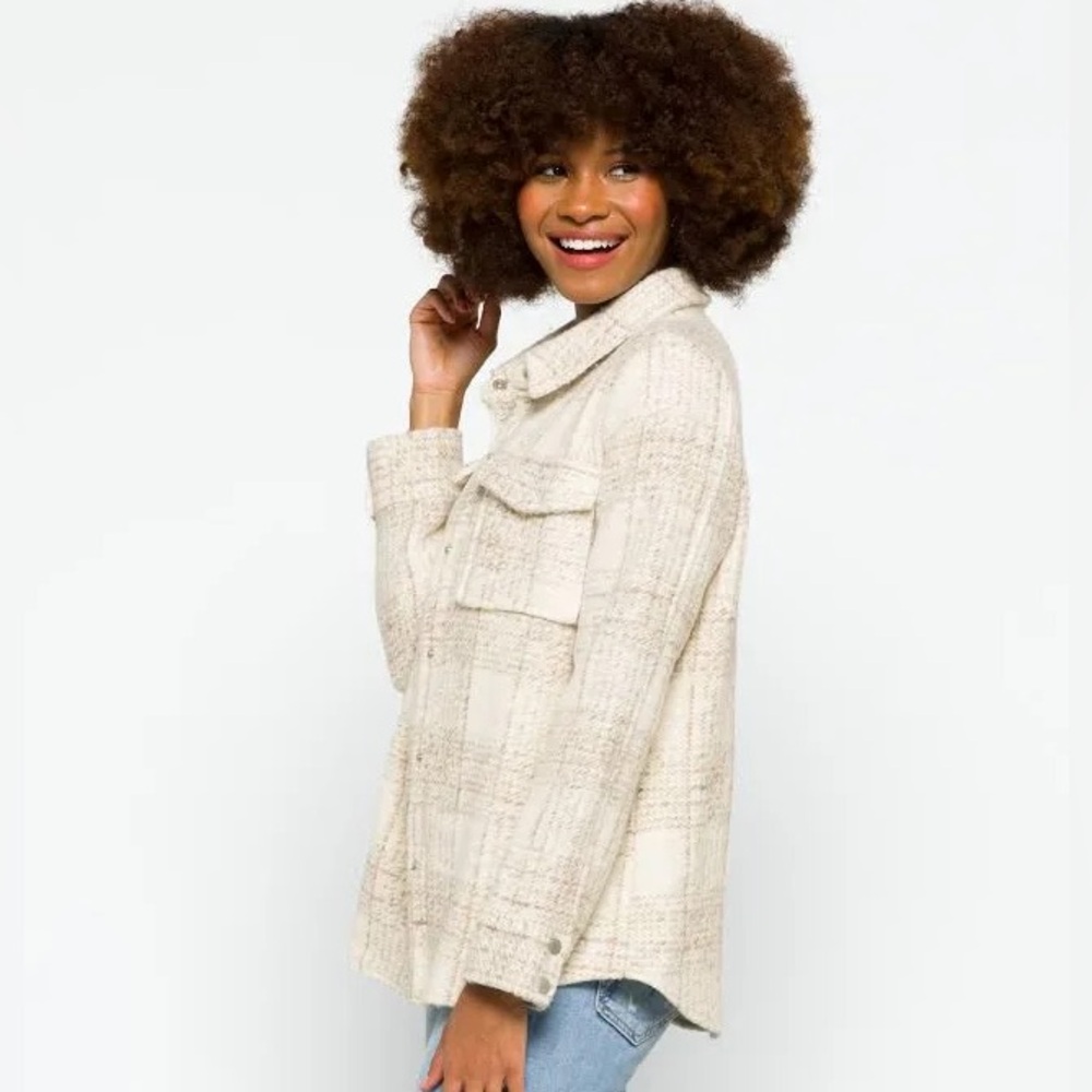 BB Dakota Plaid Shacket